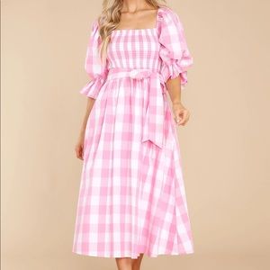 Red Dress Boutique, Classic pink gingham, medium